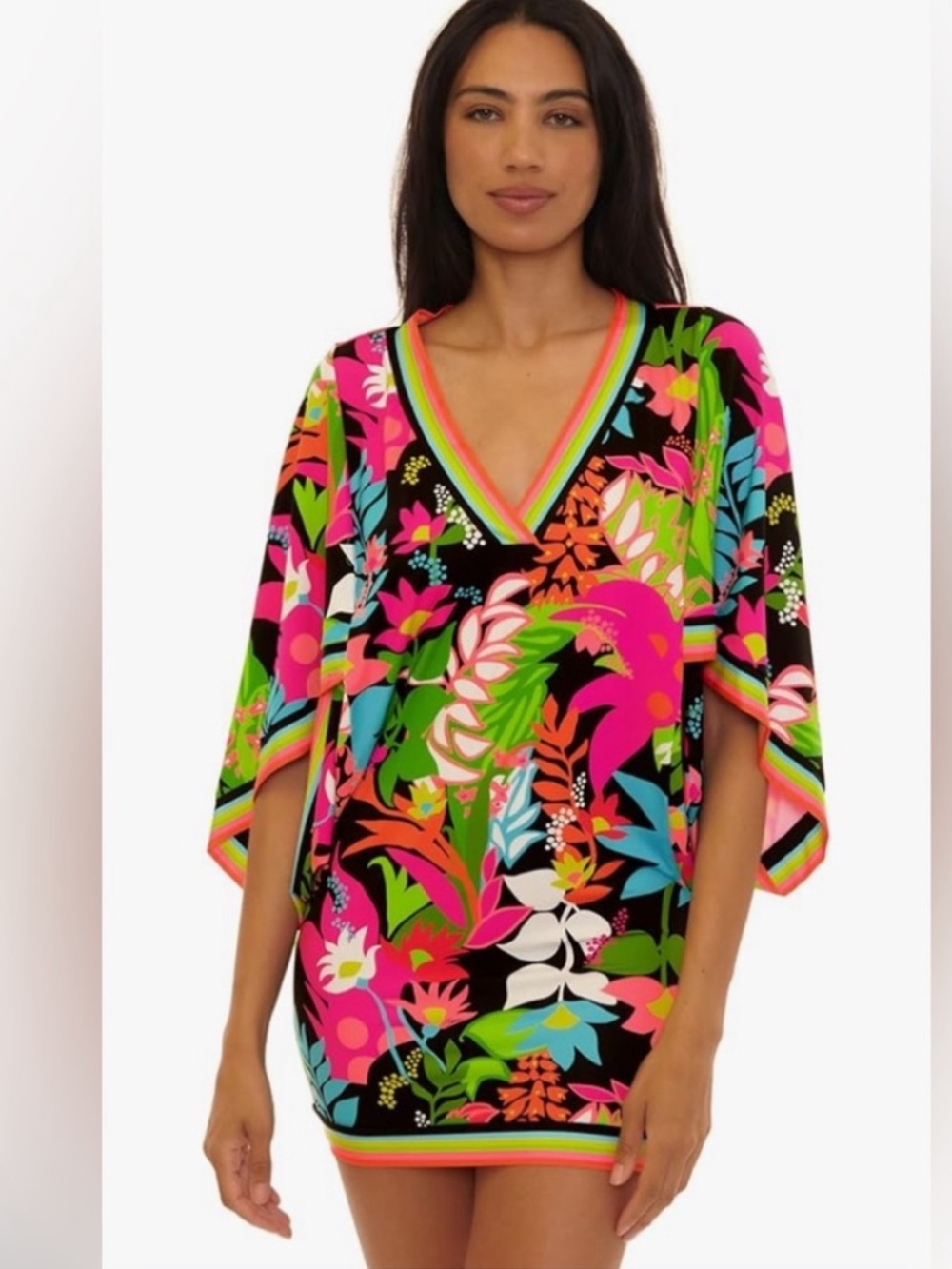 Floral Tiki Coverup NWT